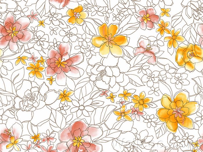 700x525 Artistic Floral Patterns And Flower Illustrations (Vol.02