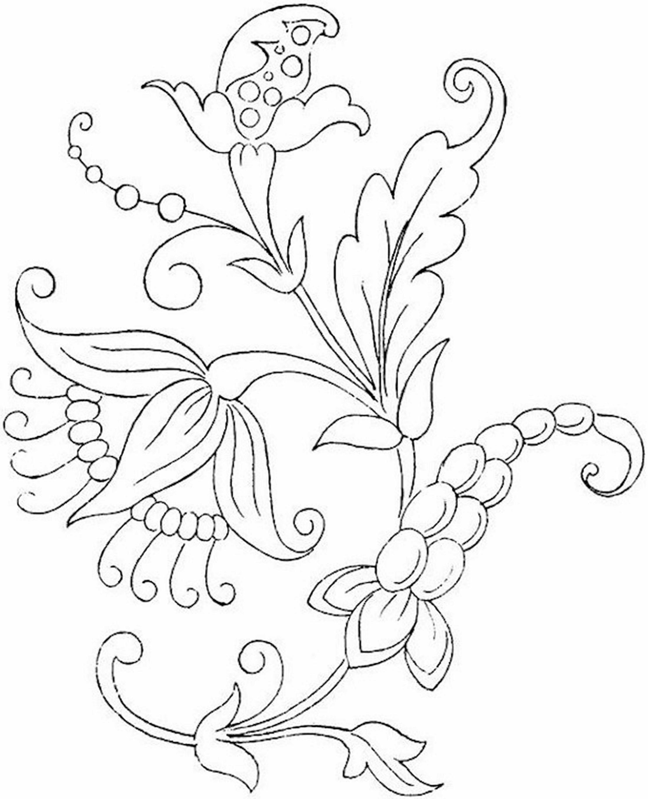 2221x2736 Free Printable Flower Coloring Pages For Kids