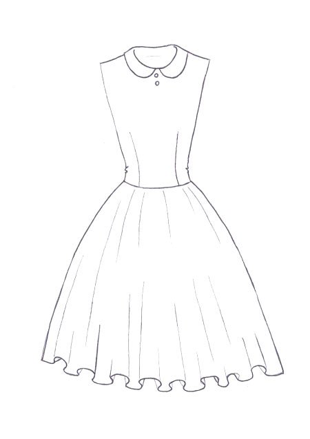 450x637 How To Draw Floral Print I Draw Fashion