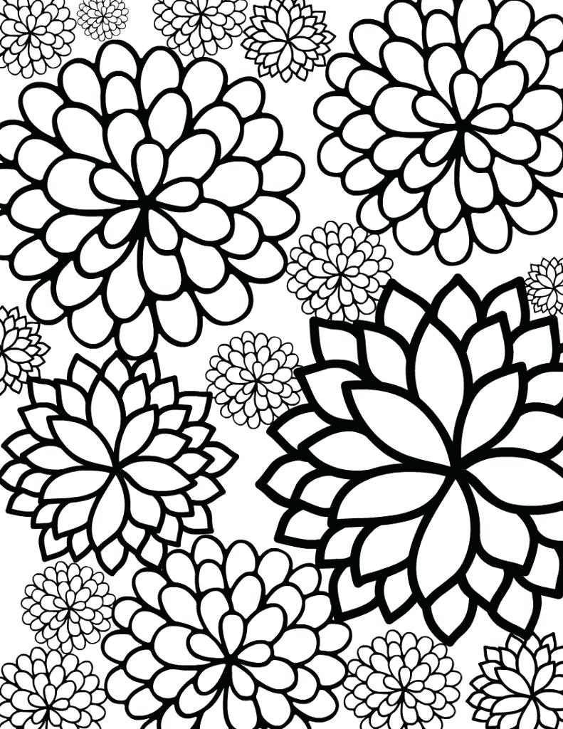 791x1024 Coloring Pages ~ Flower Coloring Pages Printable Lotus With Leaf