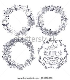 236x270 Image Result For Moon And Flower Wreath Drawing Drawing