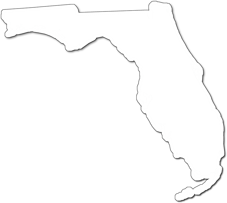 768x689 Florida Fancy Frame Style Maps In 30 Styles