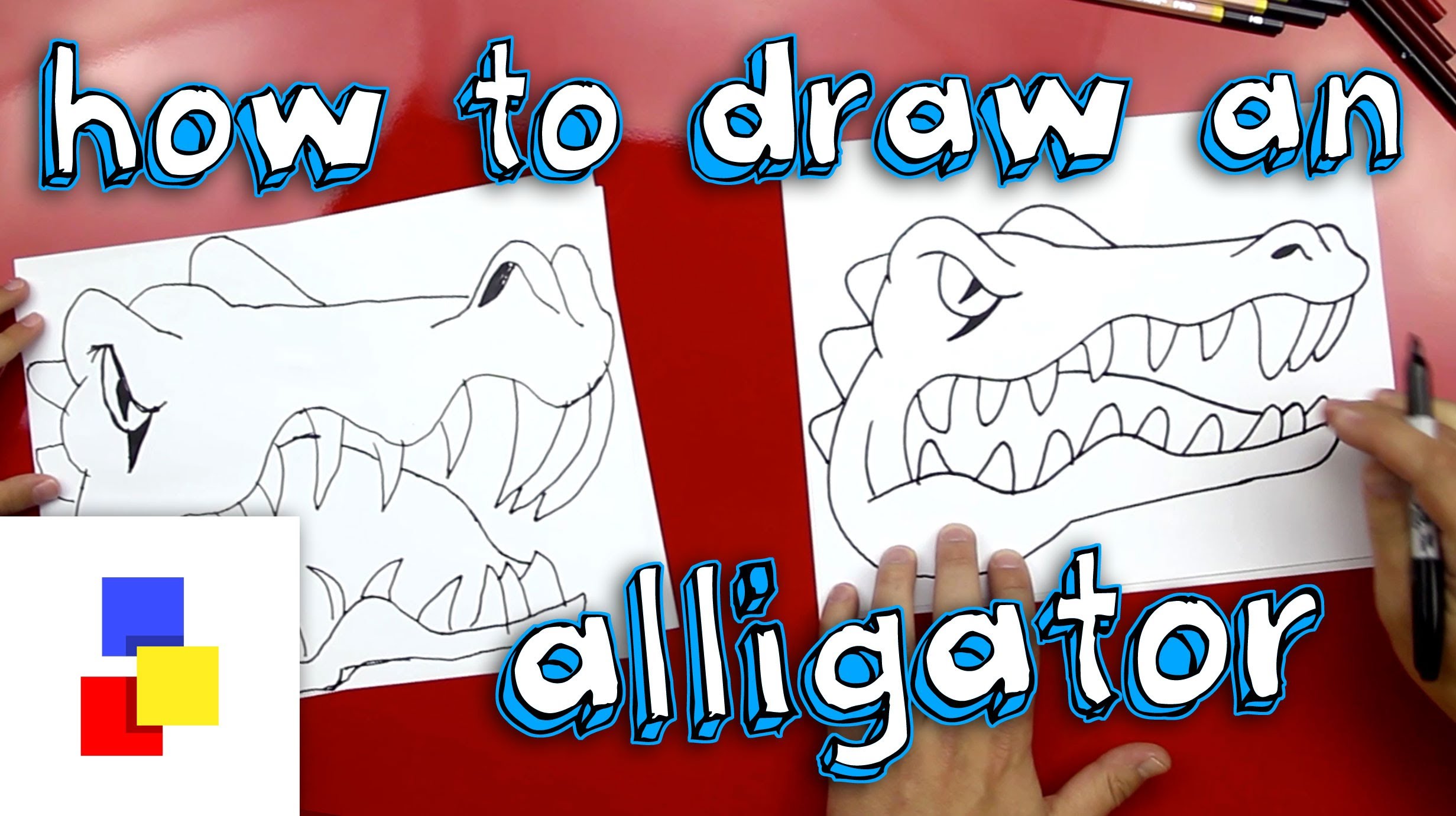 2463x1381 How To Draw An Alligator (Florida Gators Mascot)