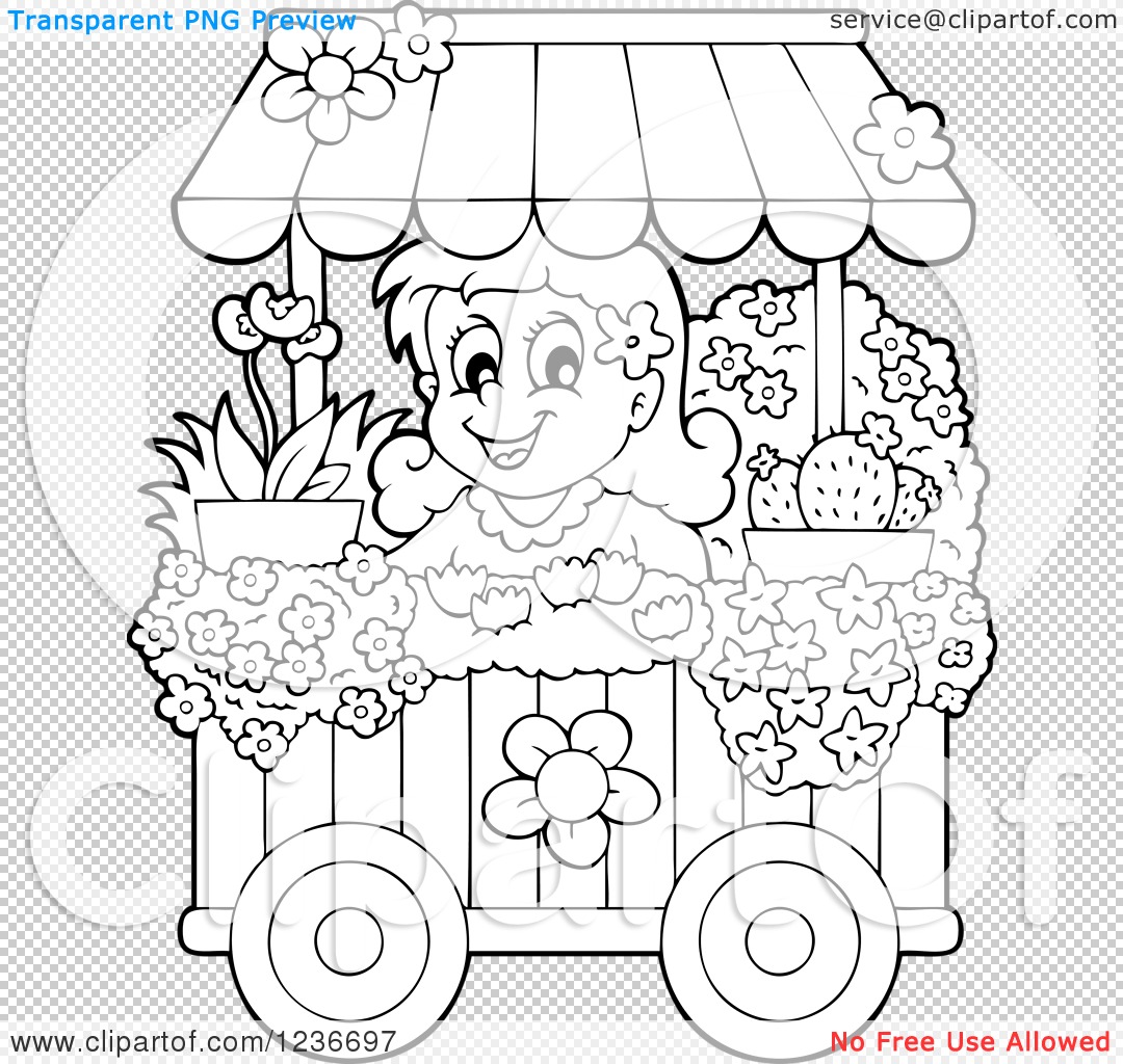 1080x1024 Clipart Of A Black And White Happy Girl Working