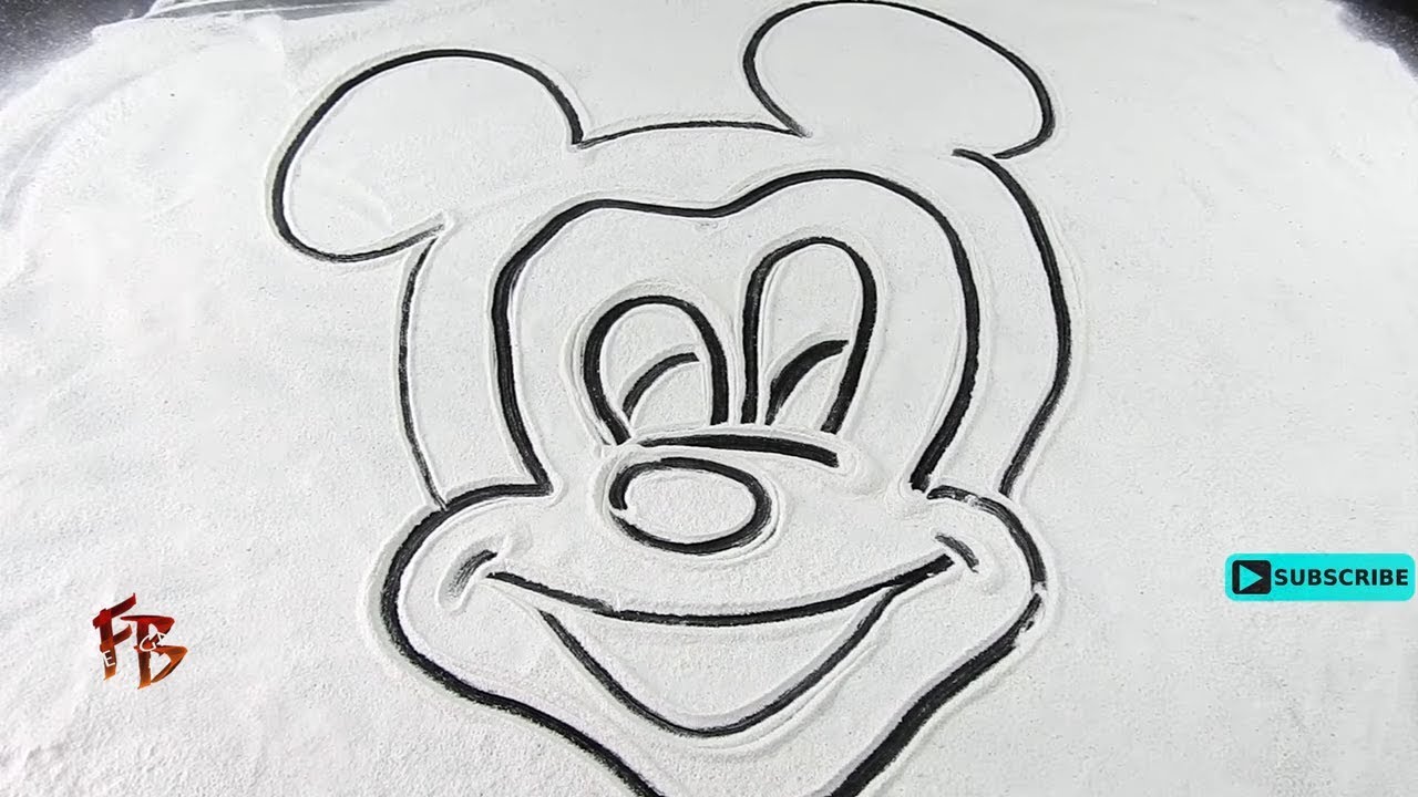 1280x720 How To Draw Images Pictures Use Dry Flour Rangolis Design Learn