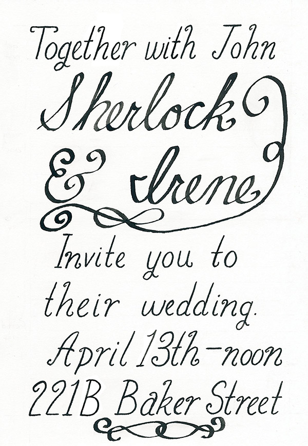 600x869 How To Draw Calligraphy Flourishes