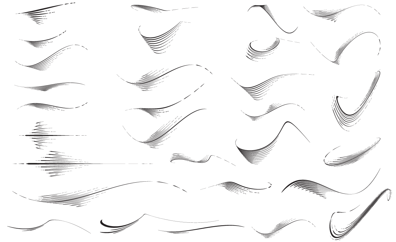 1270x778 Adobe Illustrator Flourishes Vector Pack
