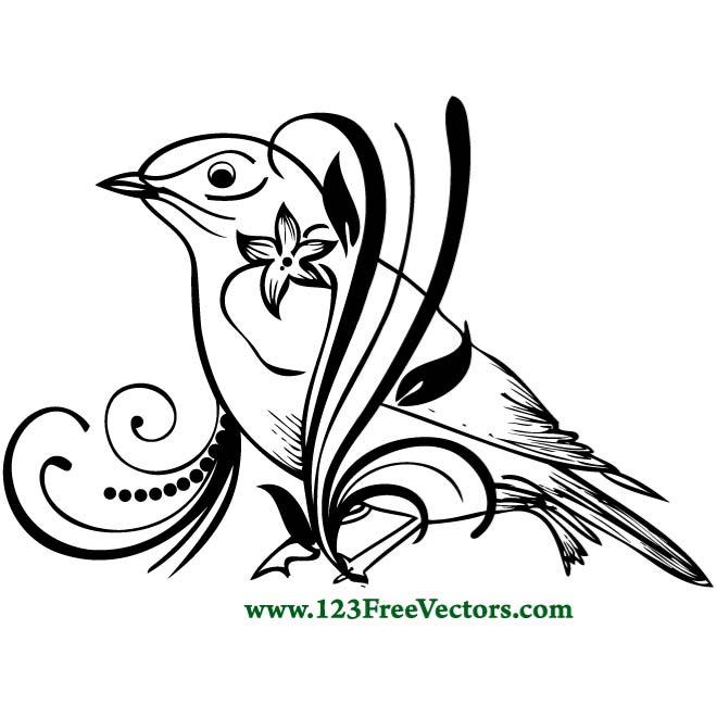 660x660 Bird On A Flower