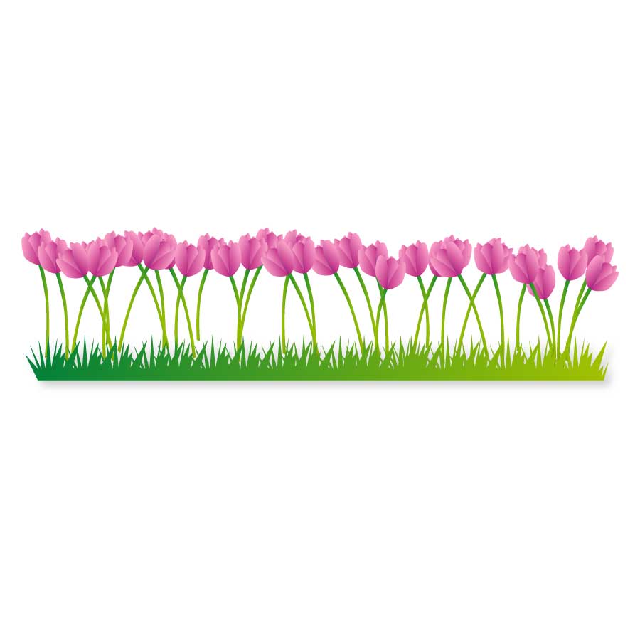 900x900 Flower Bed Free Vector 123freevectors