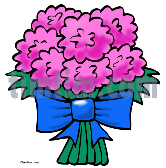 573x581 Free Drawing Of Flower Bouquet From The Category Building Home