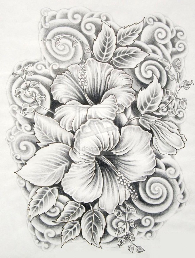 Flower Bouquets Drawing