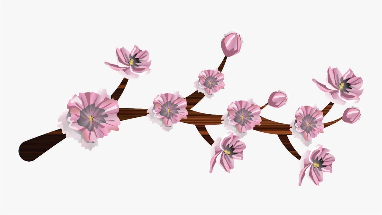 1280x720 Flower Branch Design