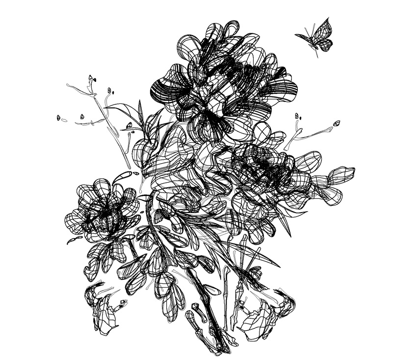 850x743 How To Create A Traditional Chinese Bird And Flower Painting Using