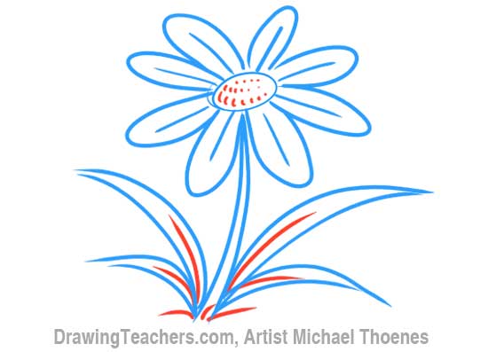 550x397 Cartoon Flower