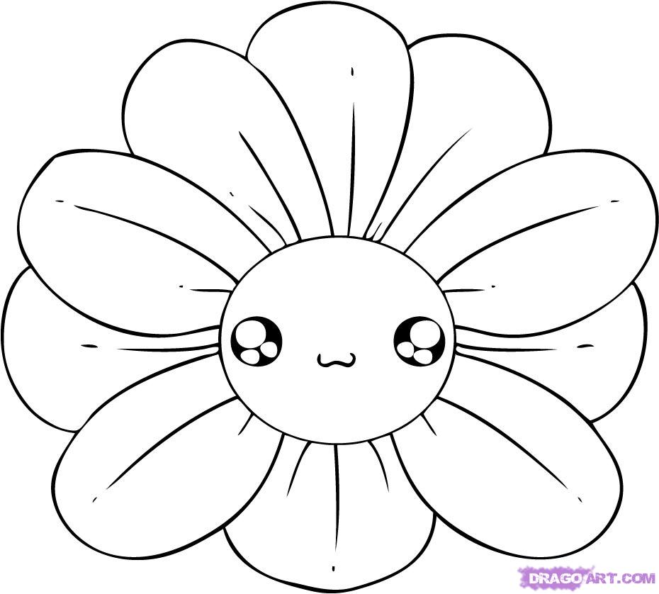 930x838 Easy To Draw Flowers How To Draw A Chibi Flower Step 4