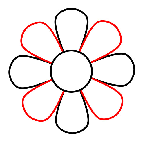 500x495 Drawing A Cartoon Sunflower