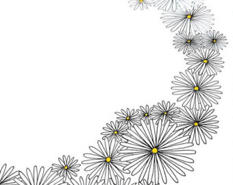 340x270 Daisy Chain Drawing Etsy