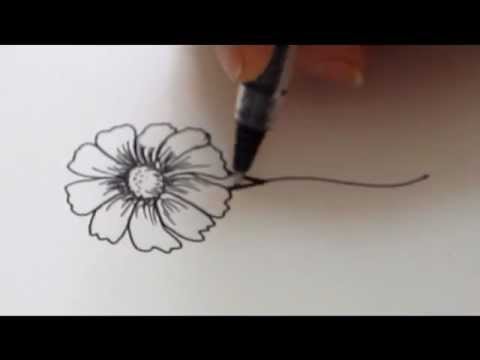 480x360 How To Draw A Flower
