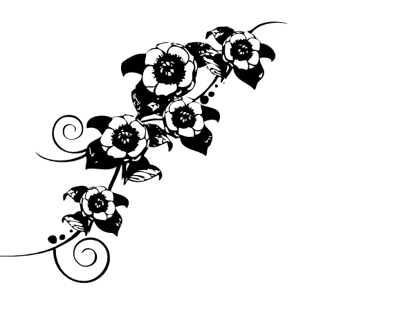 600x473 Flower Decoration Clip Art