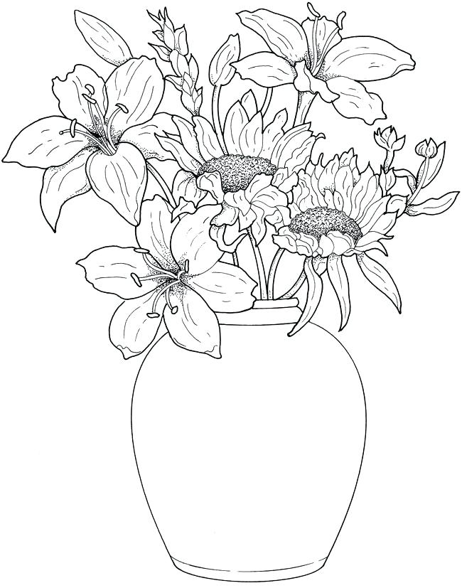 Flower Decoration Drawing at GetDrawings | Free download