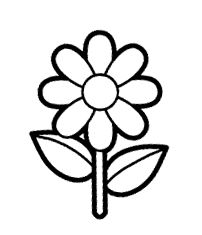 202x235 How To Draw A Flower Step By Step. This Cartoon Flower Is An Easy