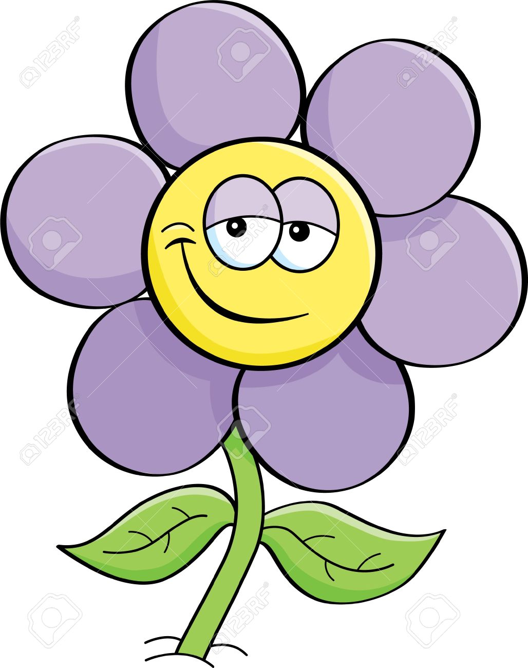 1028x1300 Cartoon Illustration Of A Flower Royalty Free Cliparts, Vectors