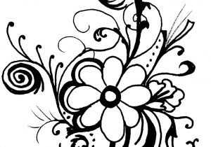 300x210 Flower Drawing Clip Art