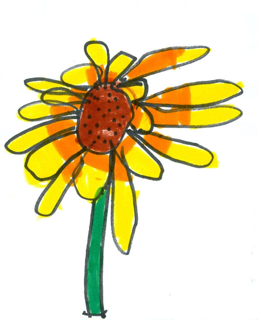 Flower Drawing For Children