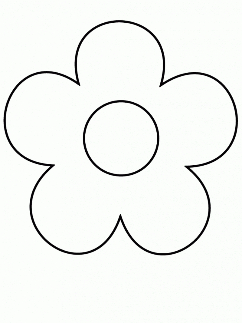 800x1067 Simple Drawing For Kids Flowers Easy Drawing Of Flowers Easy
