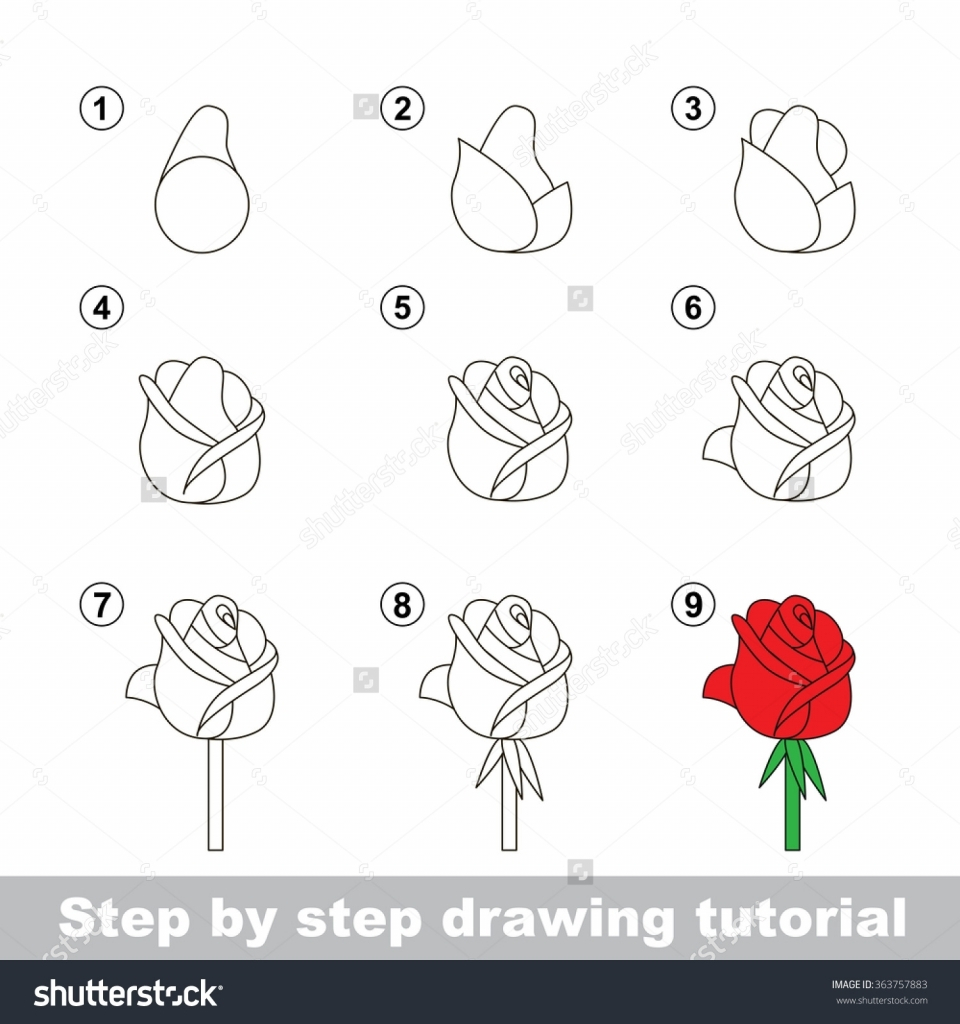 960x1024 Rose Flower Drawing Games Rose Flower Drawing Games