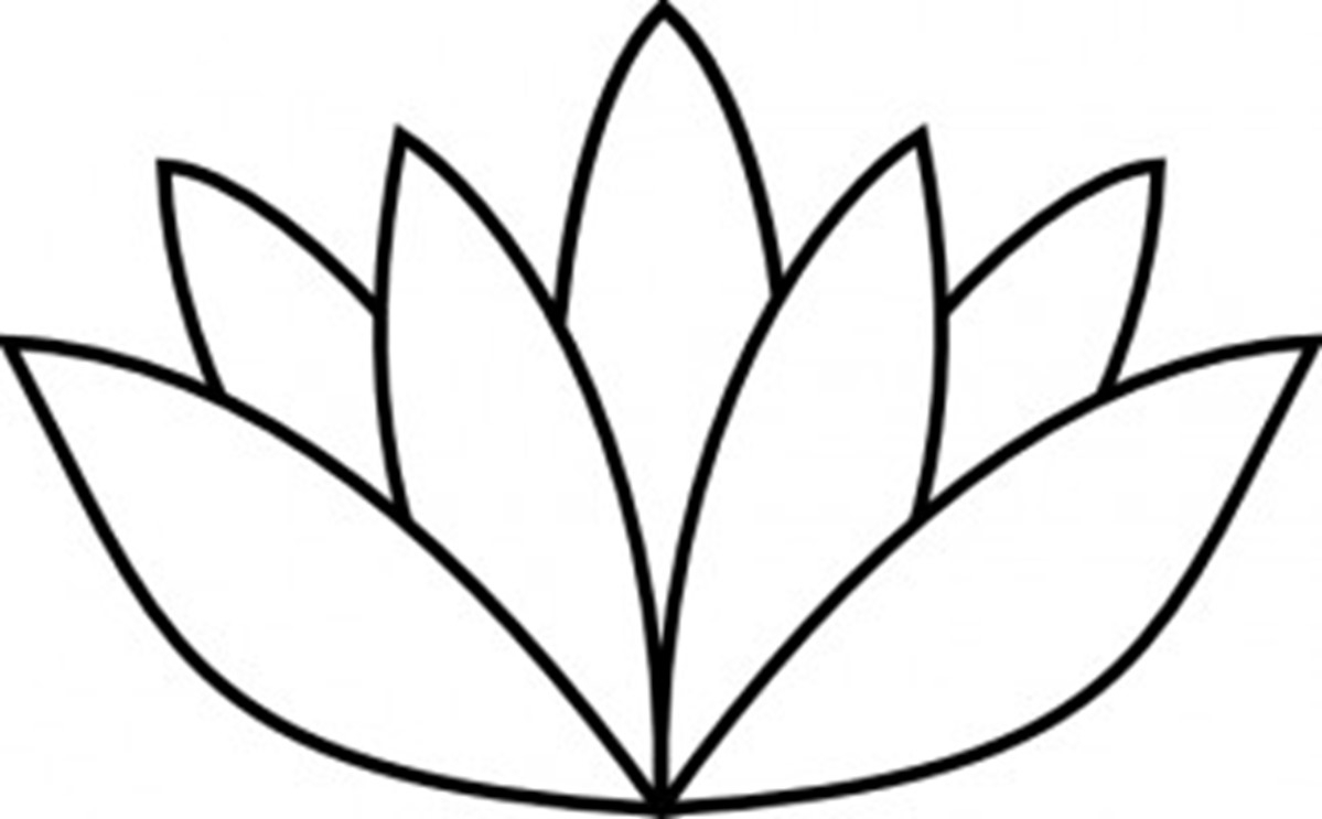 1199x743 Simple Lotus Flower Drawing Related Keywords Suggestions For Lotus