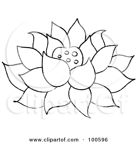 450x470 Outline drawings Coloring Page Outline Of A Lotus Flower