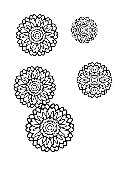 558x723 How To Create A Stress Relief Coloring Book Page In Adobe Illustrator