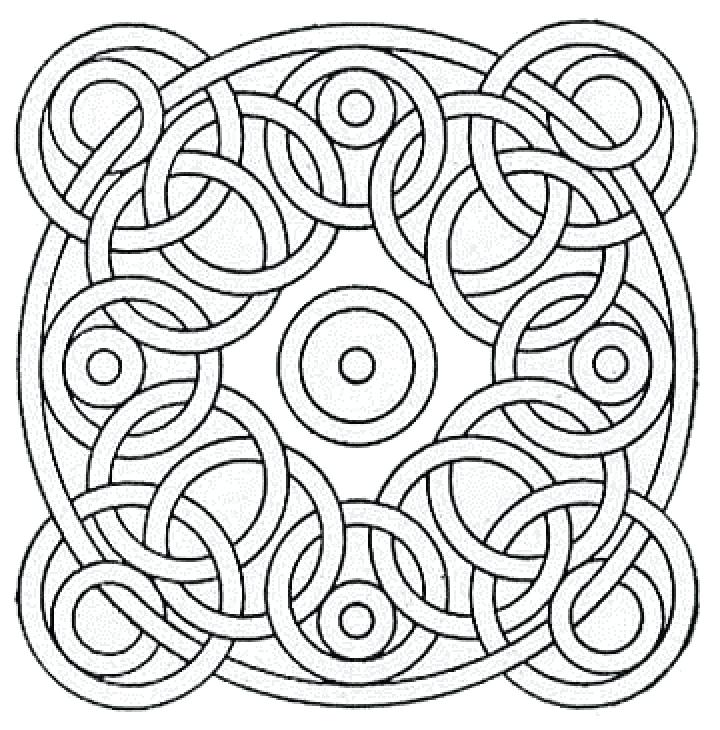 720x730 Intricate Flower Coloring Pages Image Gallery Of Pattern Coloring