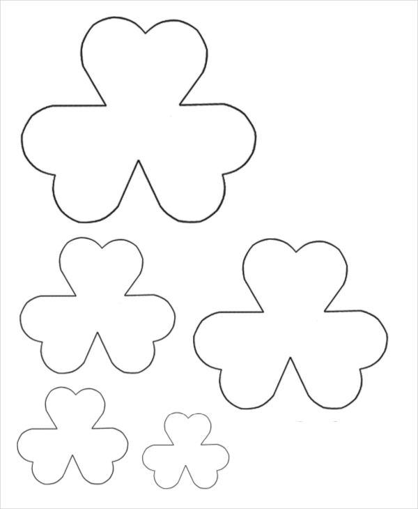 600x730 Flower Petal Template