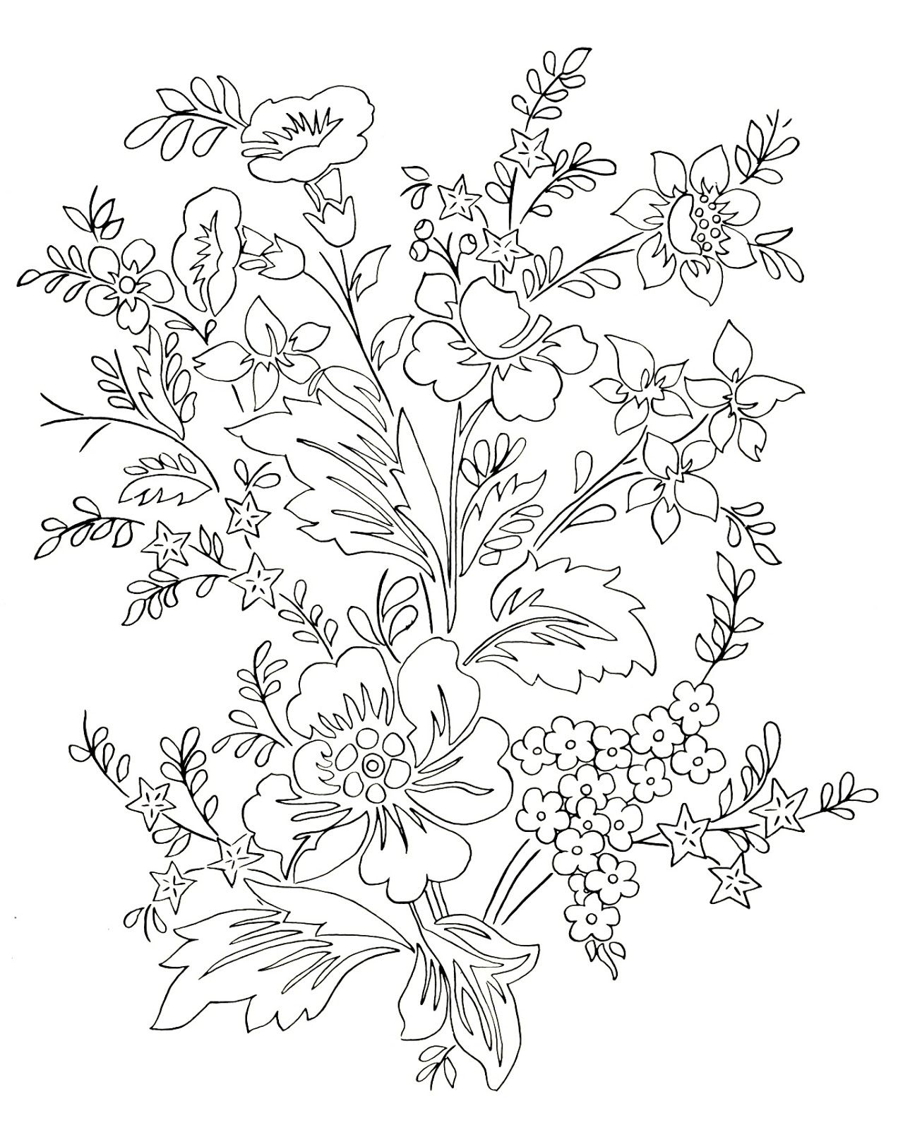 1272x1600 Fleur, Dessin Projects To Try Flower Designs