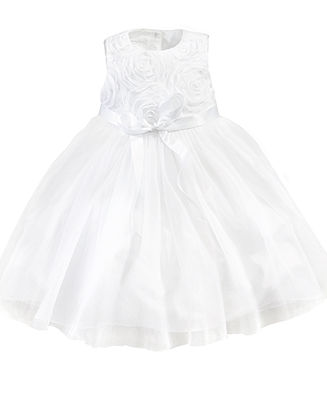 327x400 Marmellata Girls Dress, Little Girls Soutache Flower Girl Dress