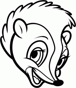 262x302 How To Draw How To Draw Flower, Flower From Bambi