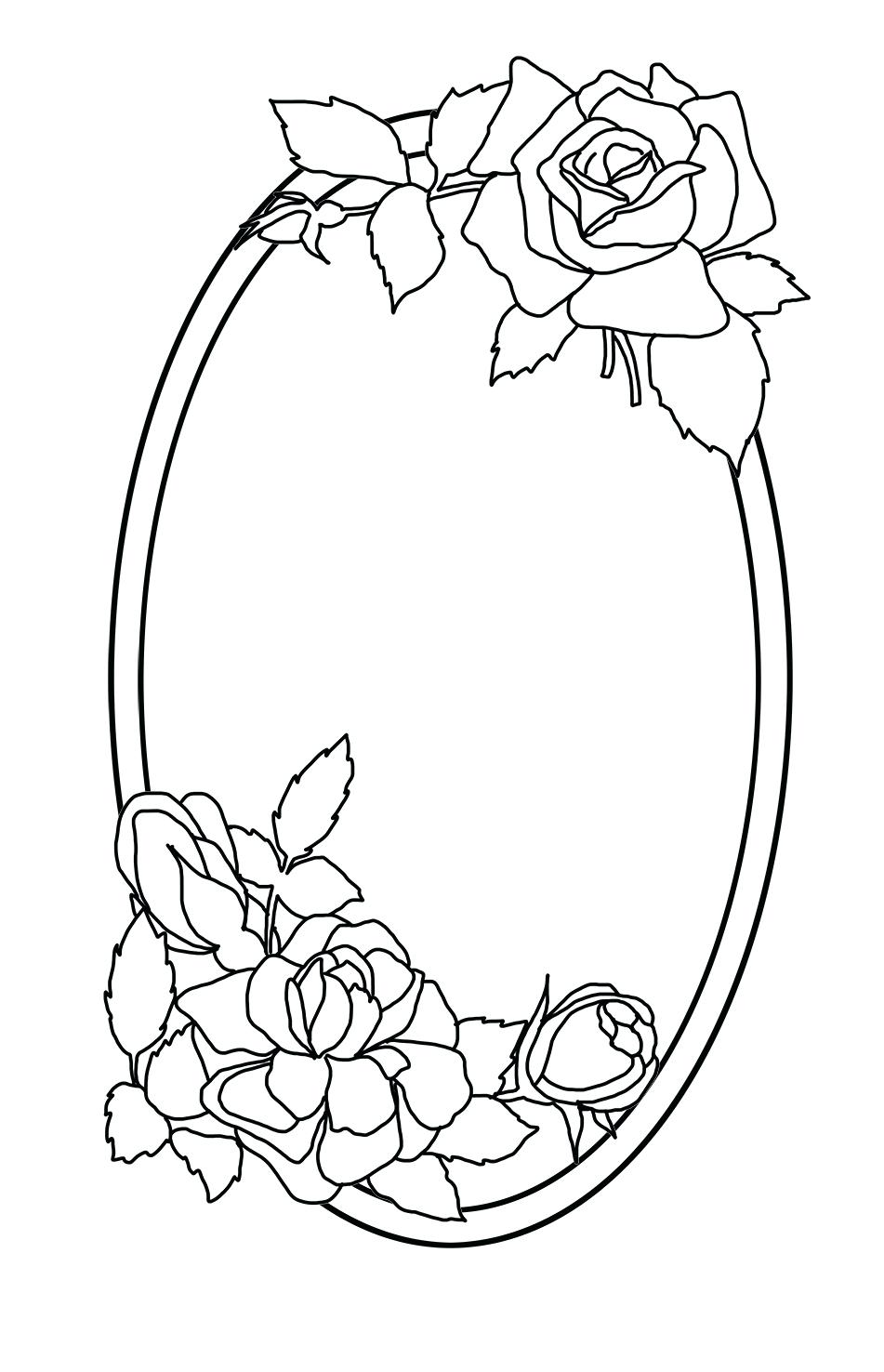 951x1476 Printable Frames Coloring Pages Printable