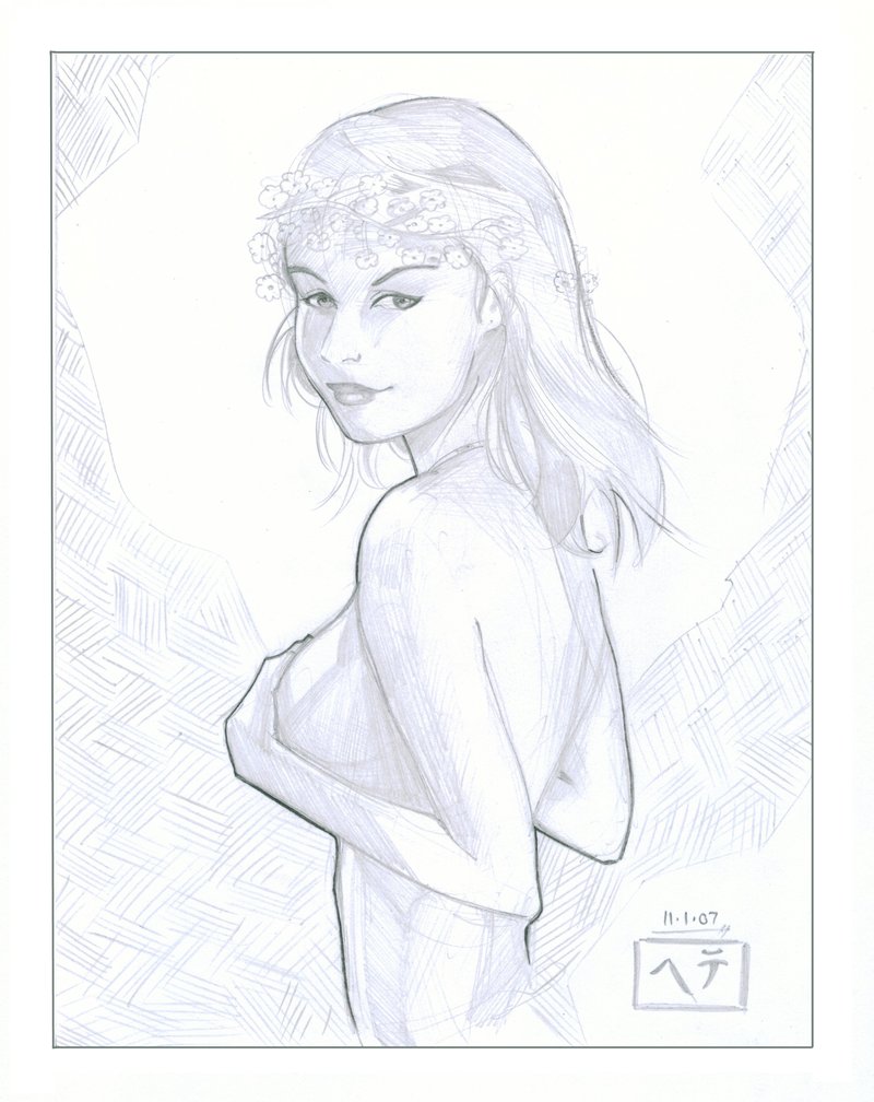 800x1008 Flower Girl