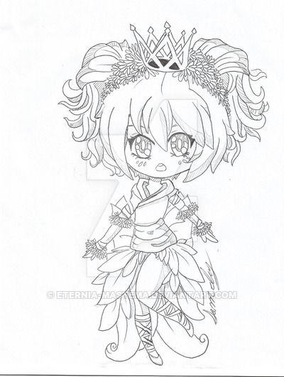 400x531 Flower Girl Chibi By Eternia Mastema