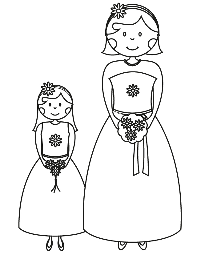 640x828 Bridesmaid Flower Girl