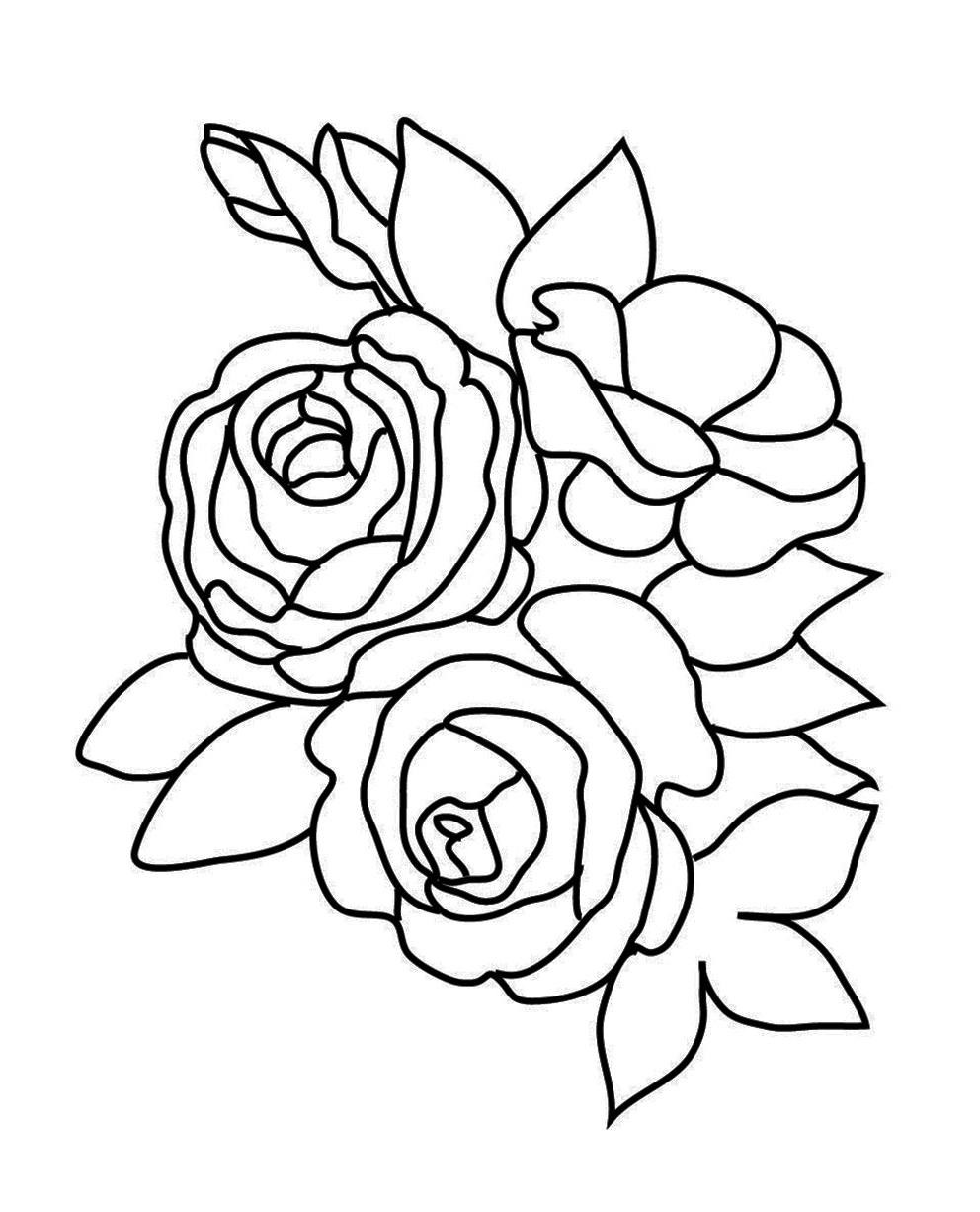 992x1226 Flower Coloring Pages