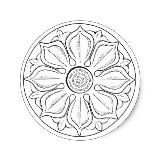 324x324 Lotus Flower Mandala Drawing Gifts On Zazzle