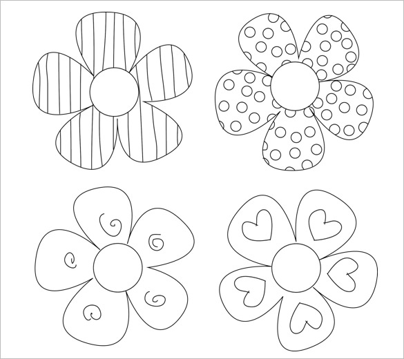 Flower Patterns Drawing