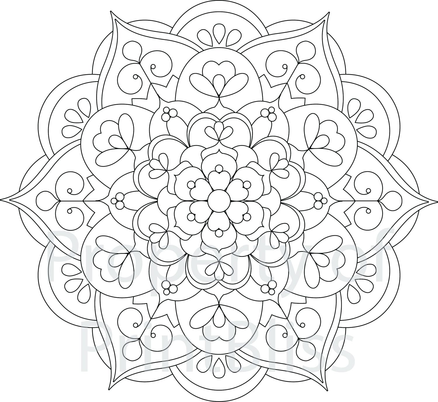 1500x1377 Printable Printable Flower Patterns Zentangle Images. Printable