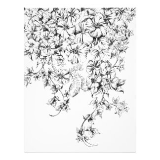 324x324 Rose Drawing Letterhead Zazzle