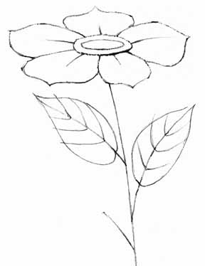 288x374 How To Draw A Rose By Following These Easy Steps