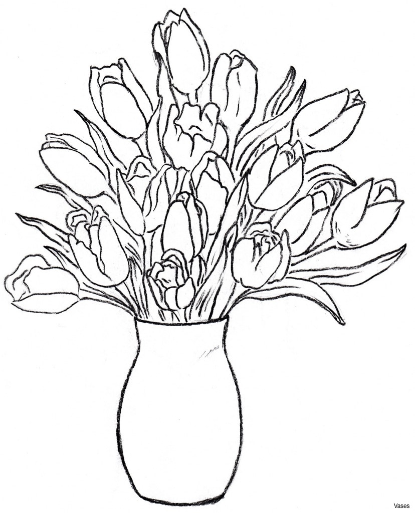 828x1024 Drawing Of Flower Vase With Flowers Drawings And Sketchesh Vases