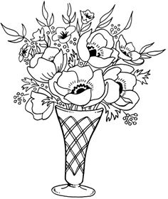 236x280 Photos Drawing Of New Flowers In Vase,